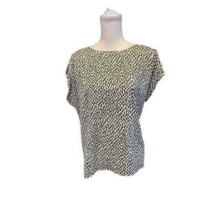 NWT Who What Wear Womens Top Black White Size XL